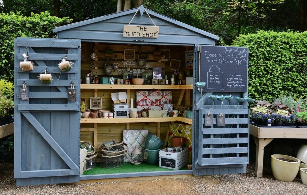 The Shed Shop has a range of quirky gifts and gardening products to browse.