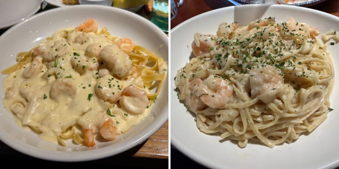 I Ordered Same Meal at Olive Garden and Red Lobster: Which Is Better I Ordered Same Meal at Olive Garden and Red Lobster: Which Is Better