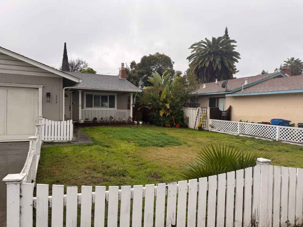 My front yard succulent garden conversion before and after