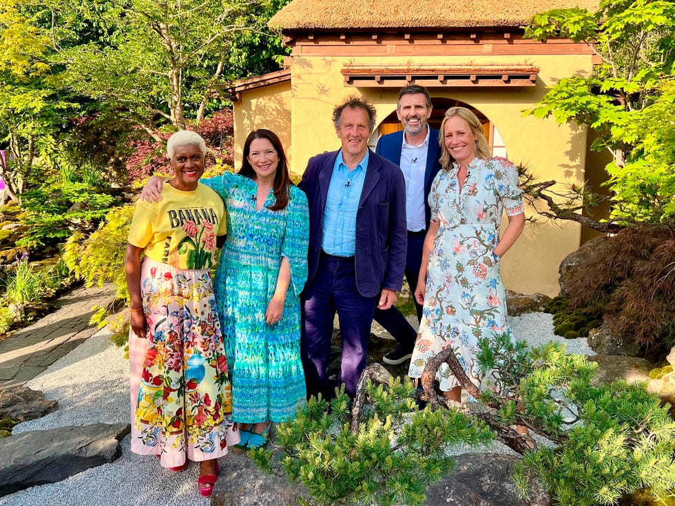 BBC RHS Chelsea Flower Show 2026 Presenters bbc rhs chelsea flower show 2026 presenters, arit anderson, rachel de thame, monty don, adam frost, sophie raworth
