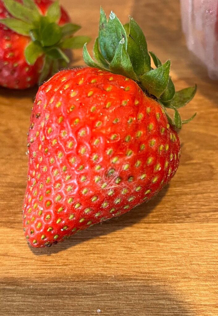 What is the white dust on my strawberries?