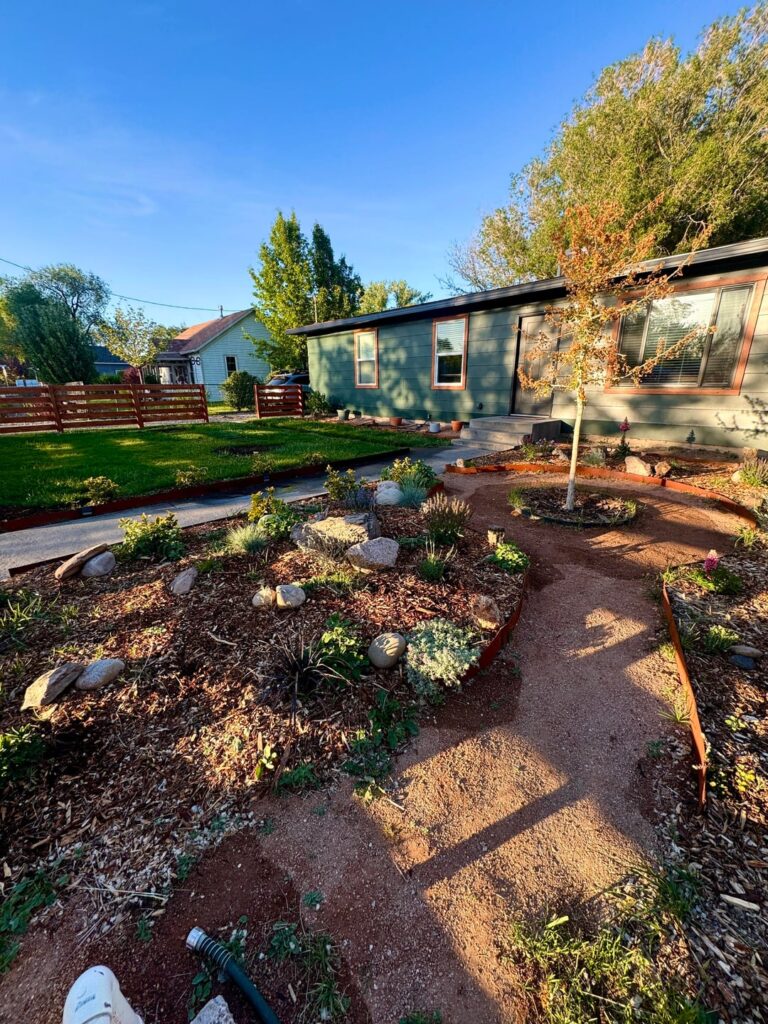 After and before of our front yard garden! After and before of our front yard garden!