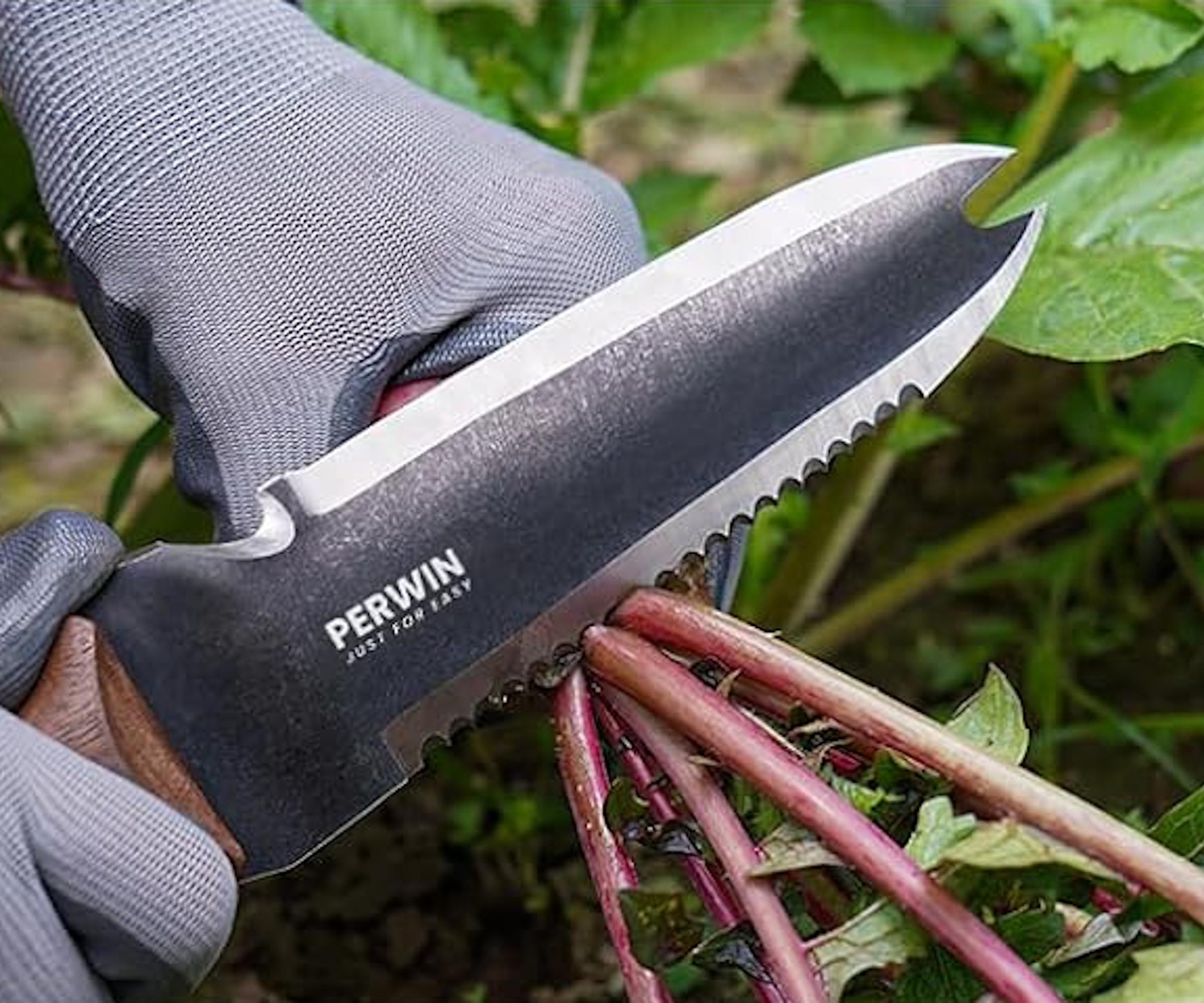 Amazon PERWIN hori hori garden knife