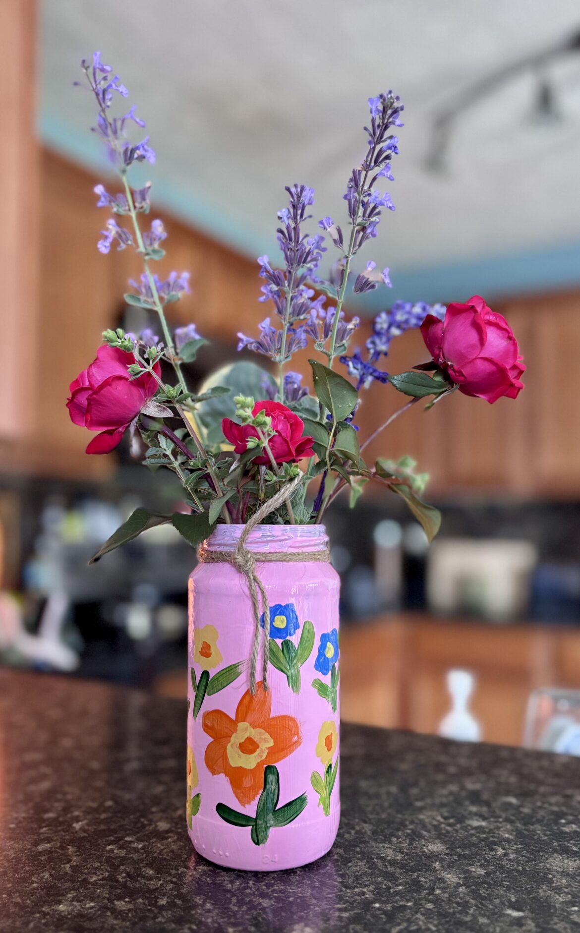 First backyard bouquet of the year