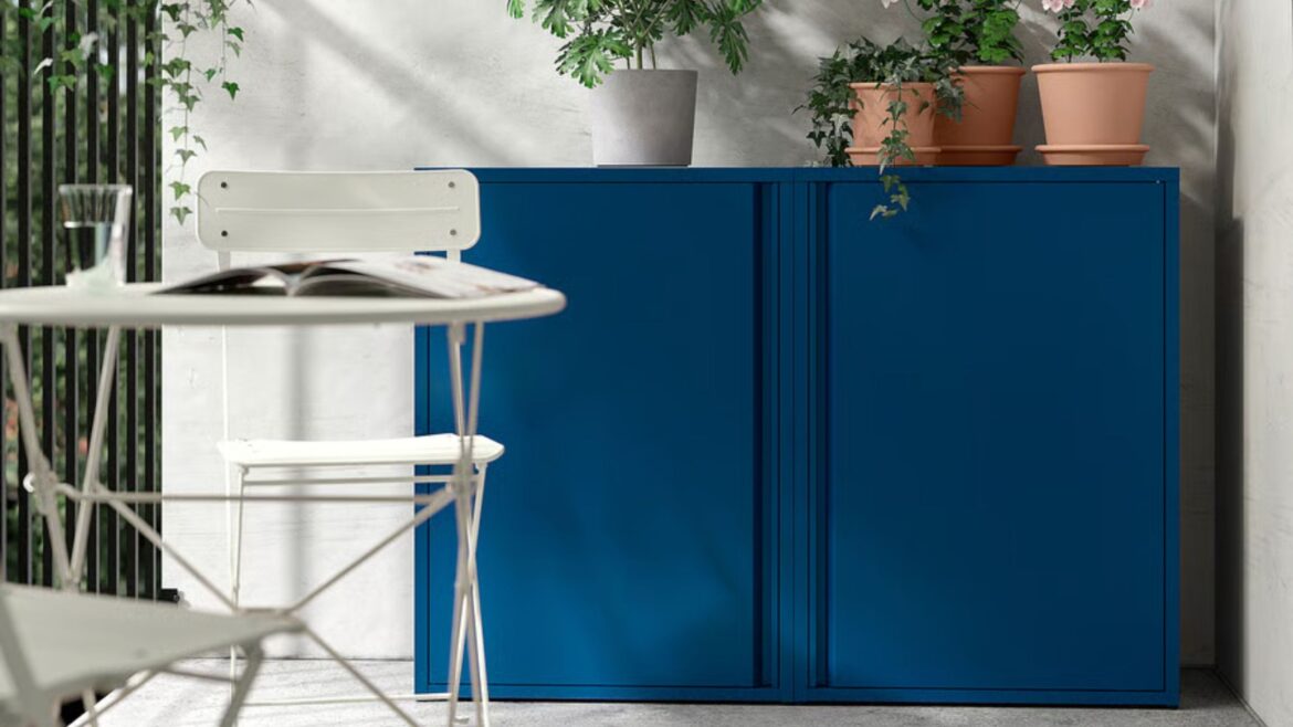 Small Outdoor Space? This IKEA Cabinet Hides the Ugly Stuff Small Outdoor Space? This IKEA Cabinet Hides the Ugly Stuff