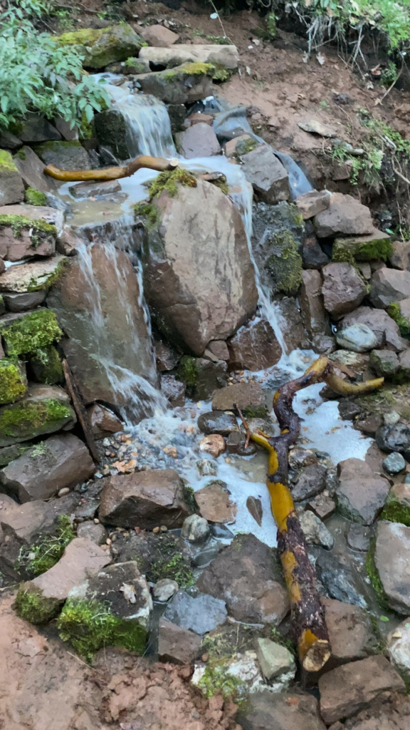 I made this waterfall for my grandmother. What do you think?