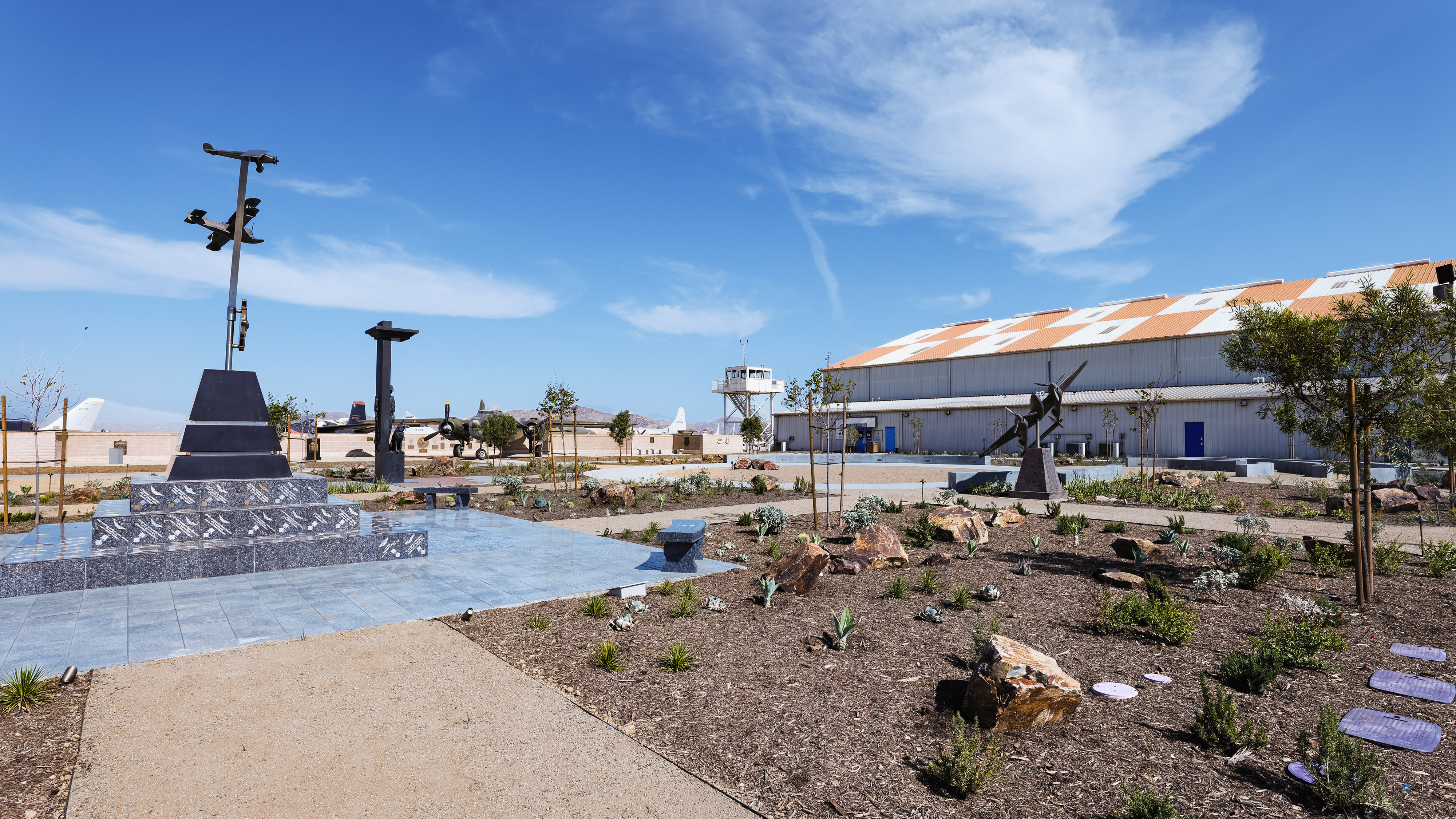 The new water-efficient garden is seen Wednesday, May 20, 2026,...