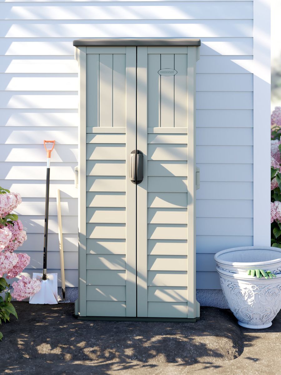 Suncast Mannington Storage Cabinet &amp; Reviews | Wayfair.co.uk