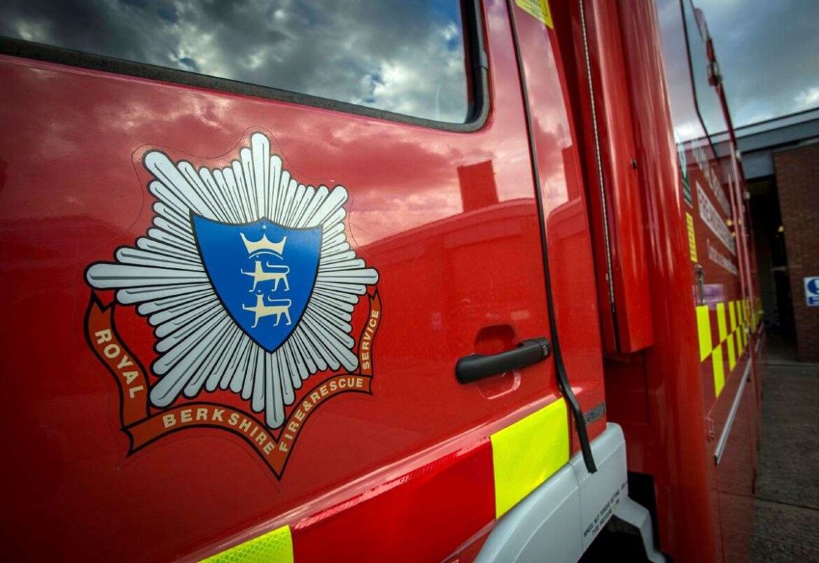 Garden fire started by gas cylinders in Thatcham Garden fire started by gas cylinders in Thatcham