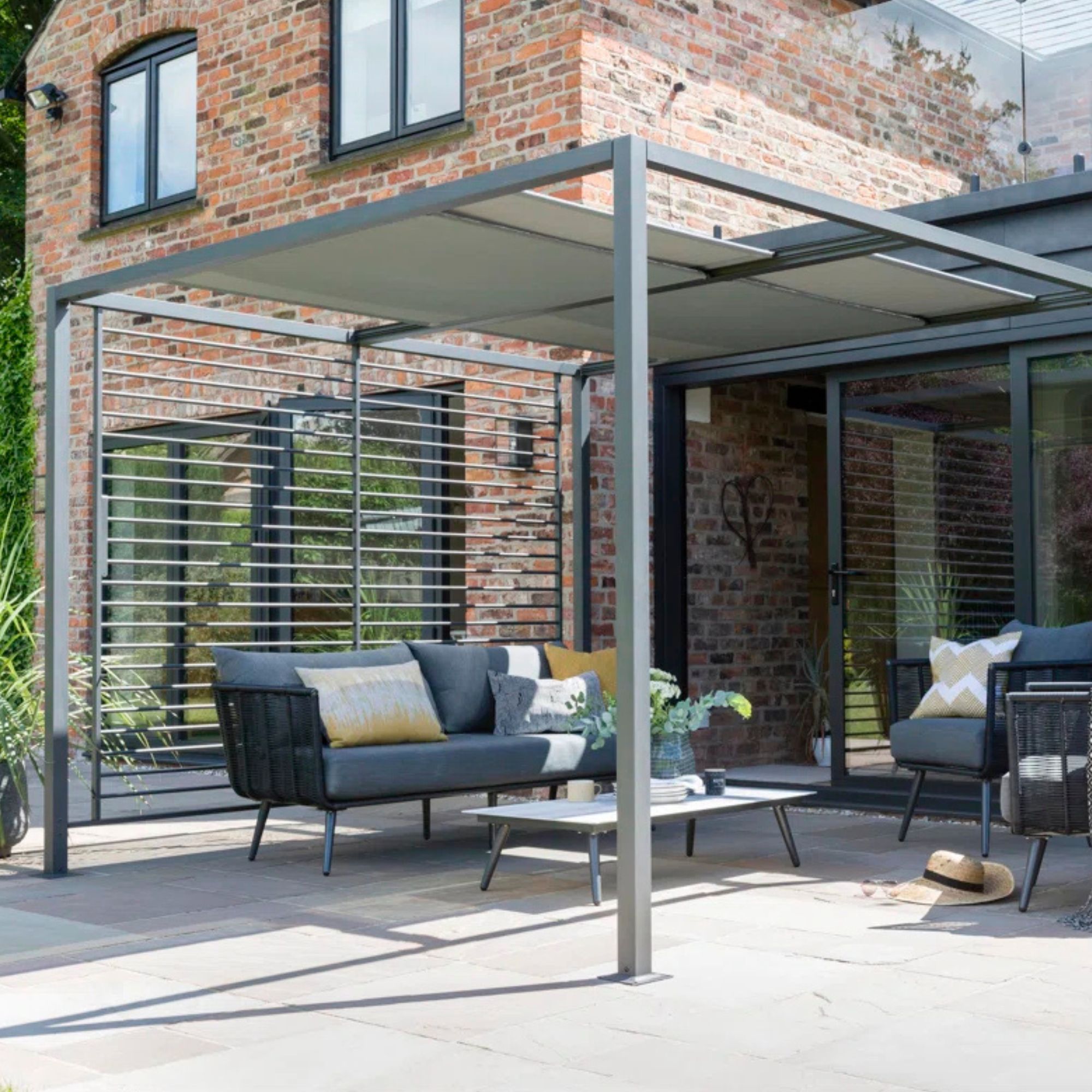 Sol 27 Outdoor, Bradenville 2.8 Sliding Roof Pergola