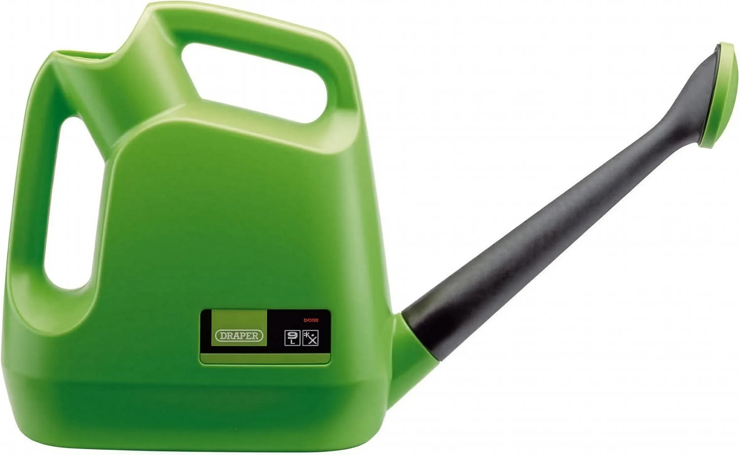 Draper 9L plastic watering can.