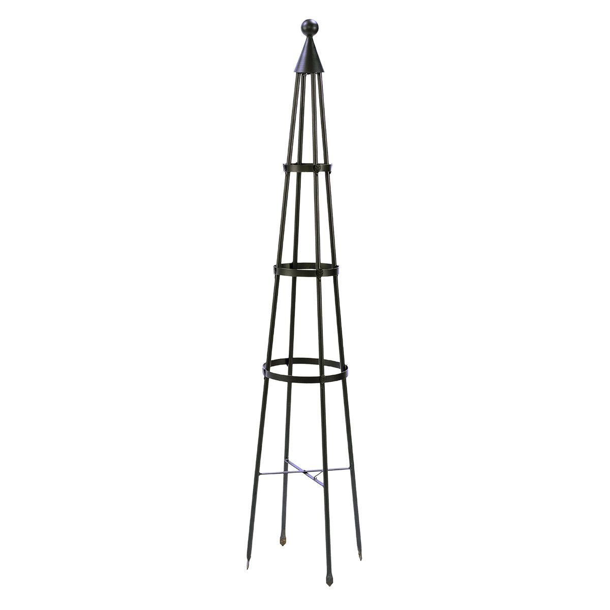 Alcott Hill&reg; Mckayla Iron Obelisk Trellis &amp; Reviews | Wayfair