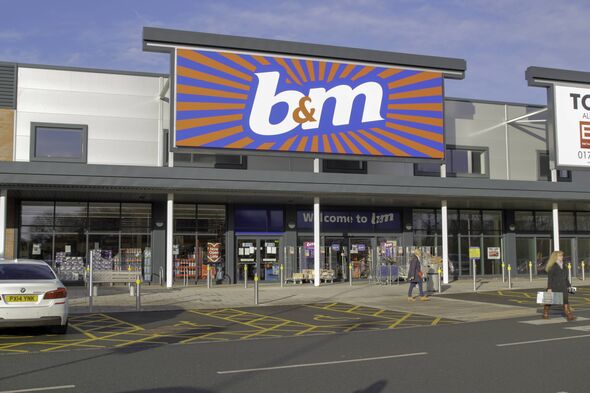 Stafford, United Kingdom – December 28, 2019: B&M Bargains retail shop front with merchandise and bargain items. One of the lea Stafford, United Kingdom – December 28, 2019: B&M Bargains retail shop front with merchandise and bargain items. One of the lea