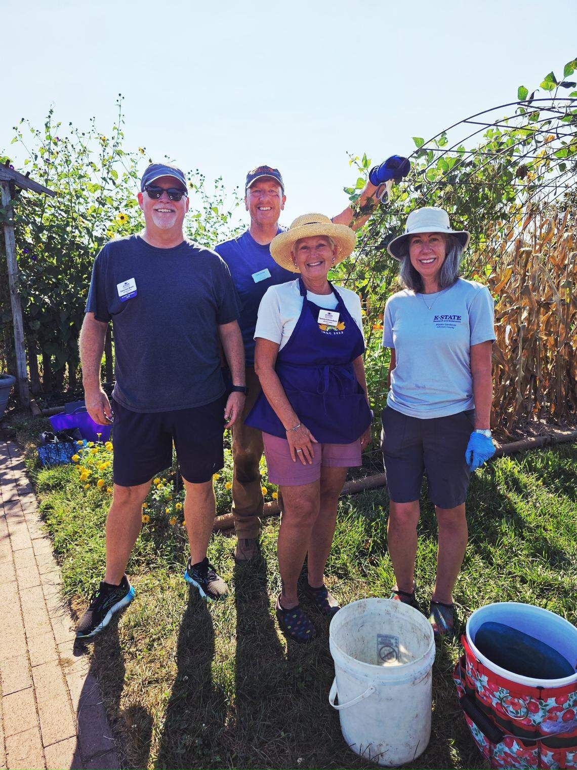 The Extension master gardeners are ready to help with your backyard garden.
