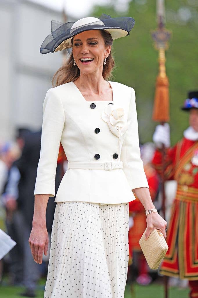 The Princess of Wales during a Royal Garden Party at Buckingham Palace