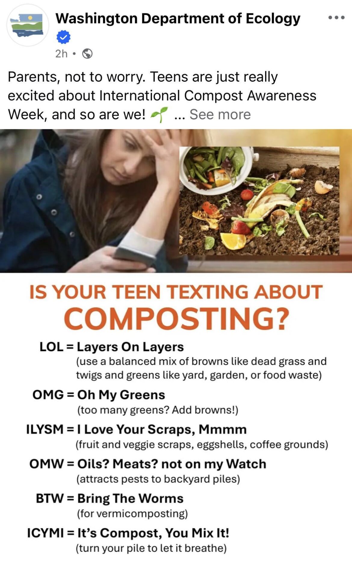 WA Dept of Ecology compost-posting