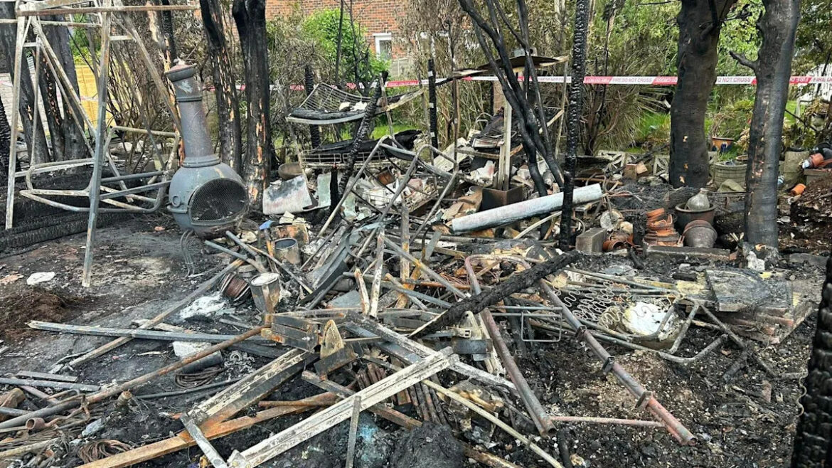Neighbours rally after fire sweeps through gardens