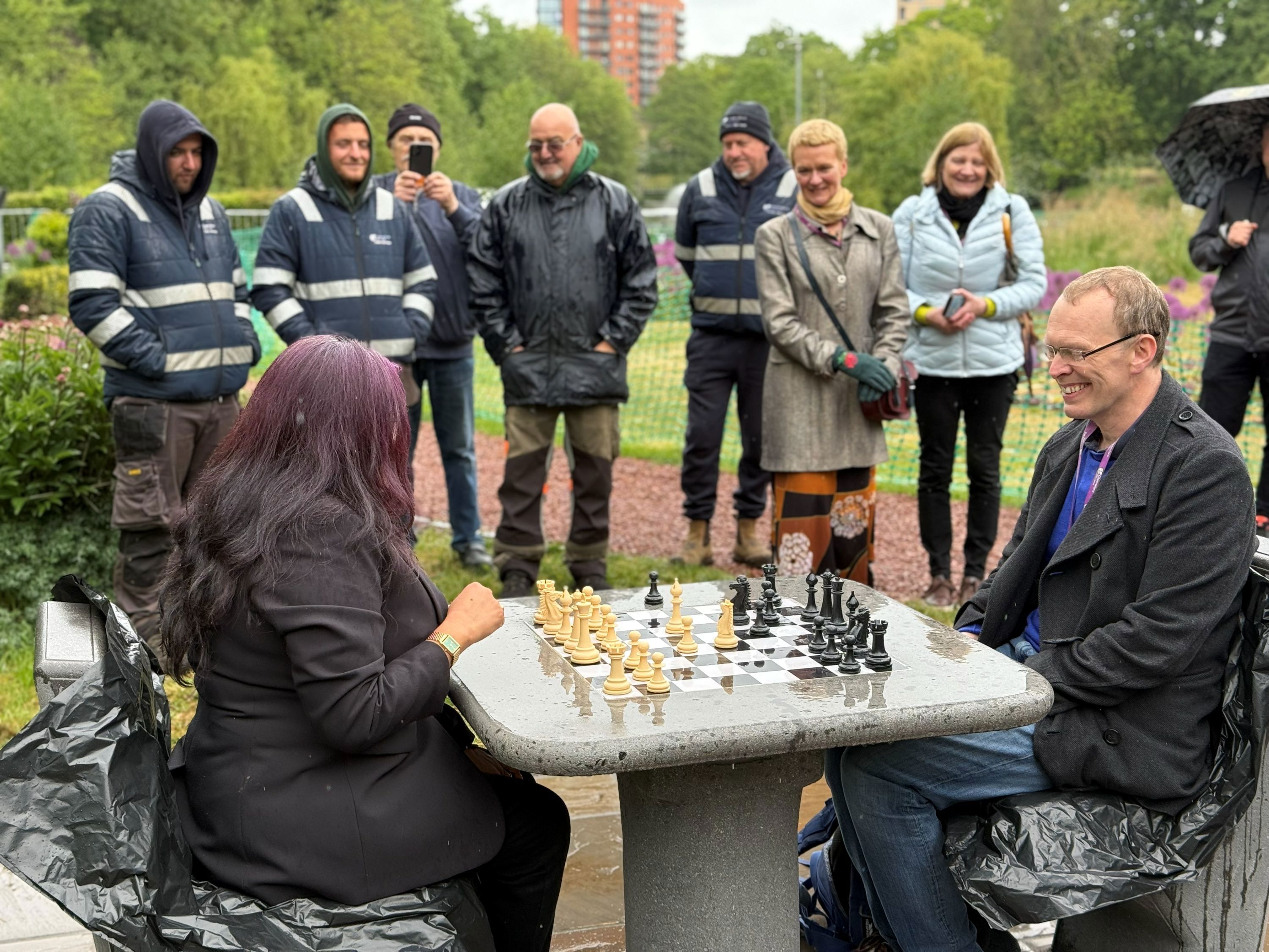 Chess Garden Opening Chess Game In Action (2)