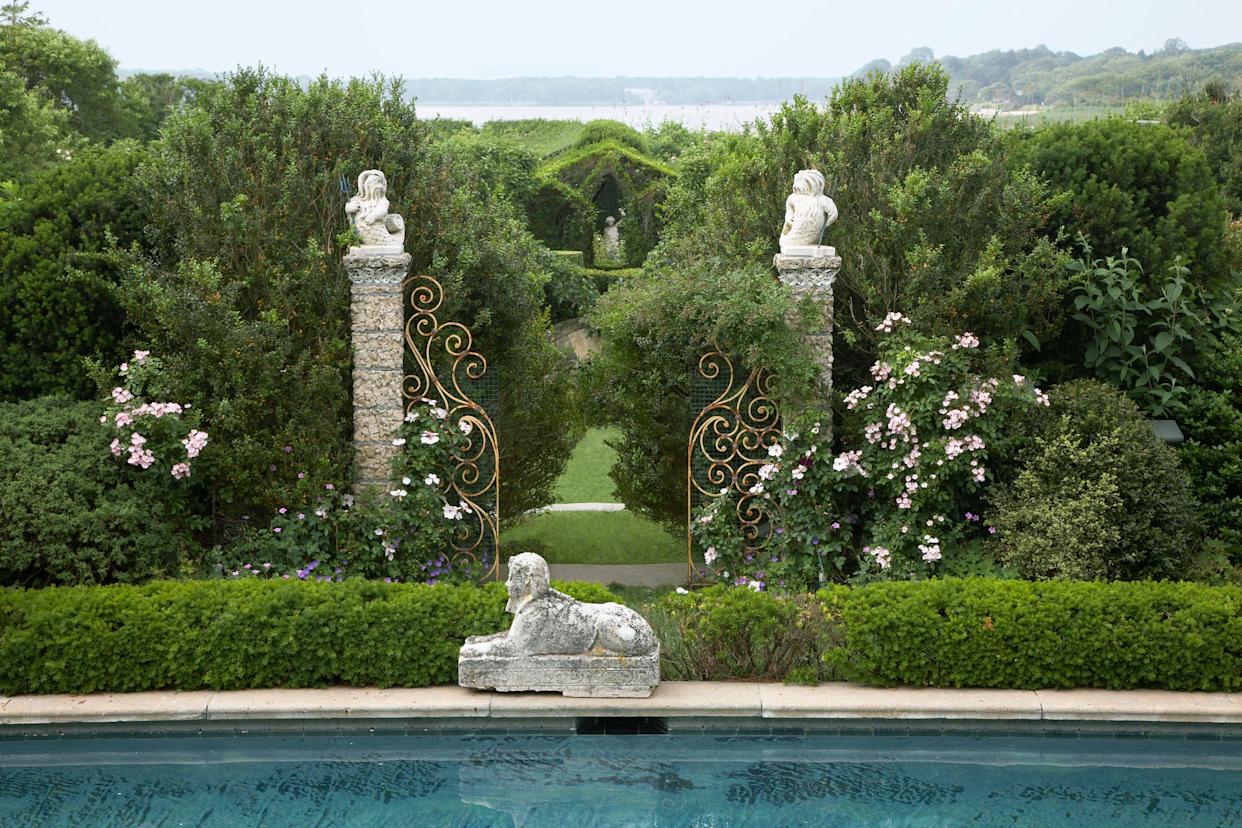 Garden scenic view in Hamptons New York
