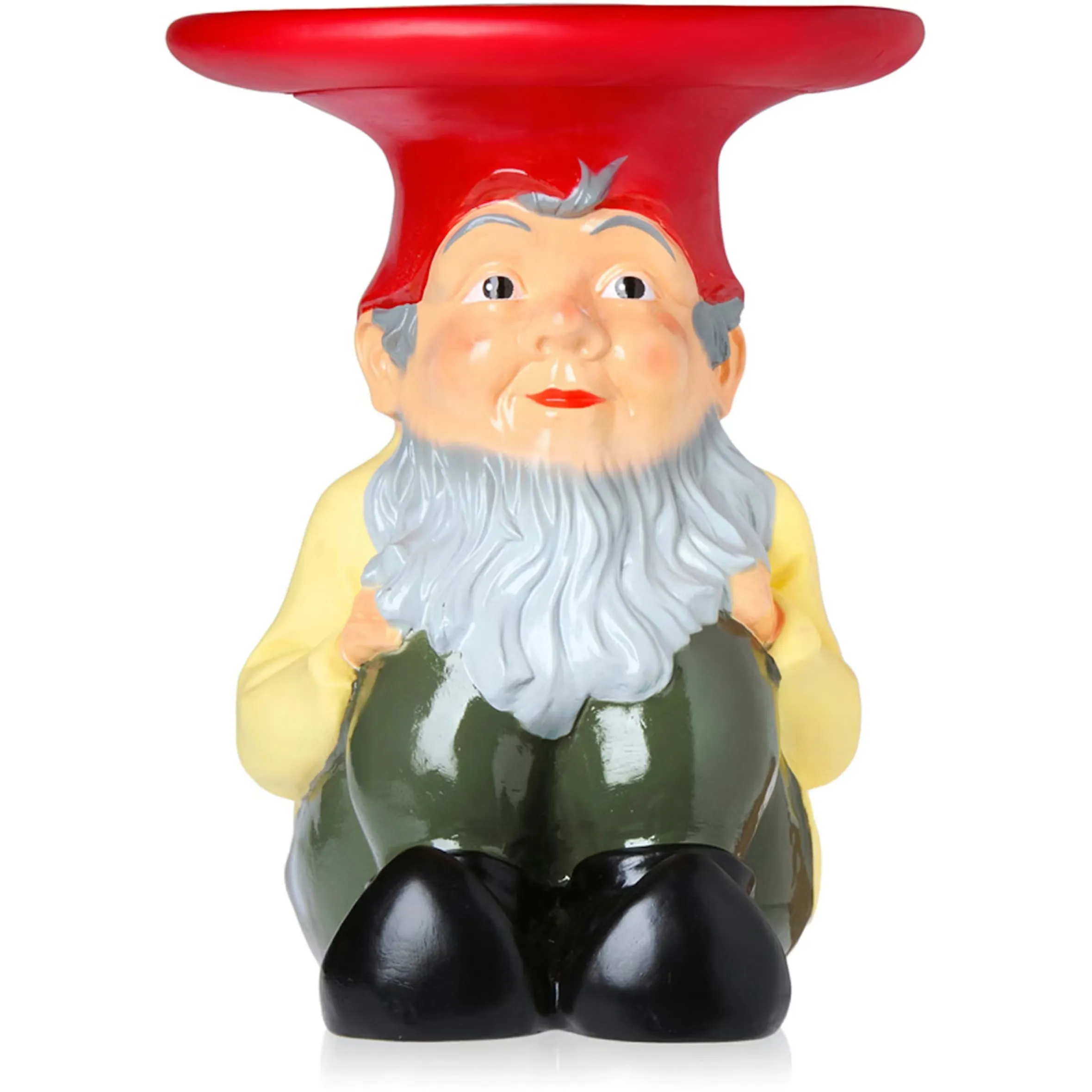 Kartell Gnomes Stool Napoleon in red, yellow, and green.