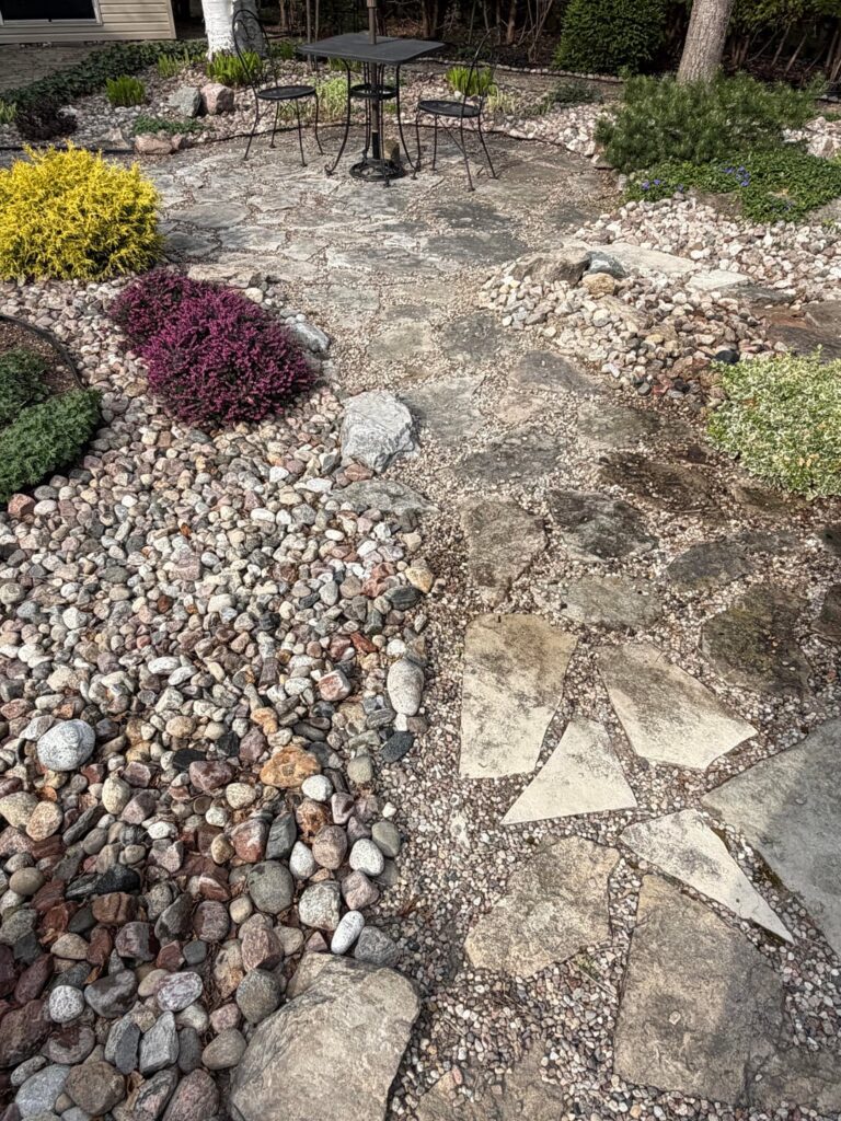 Affective way to clean gravel and rock Affective way to clean gravel and rock