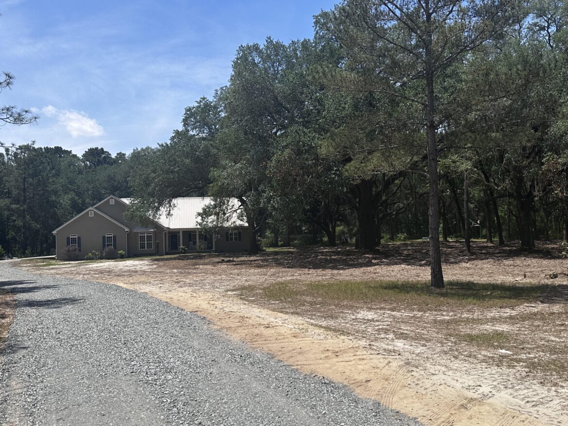 Newly cleared property