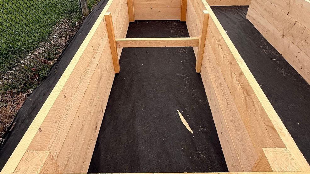New garden beds at the Casco Bay Community Garden will soon be filled. (WGME)
