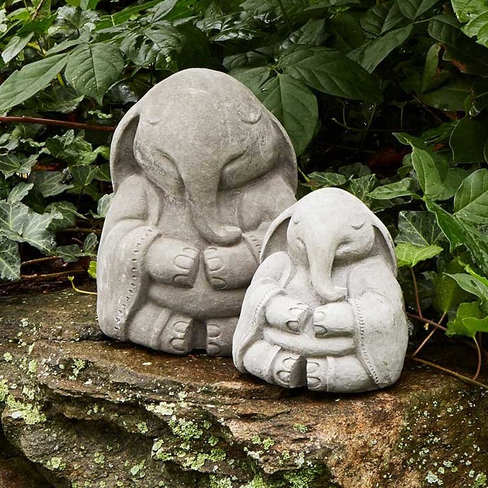 Zen Elephant Garden Sculpture