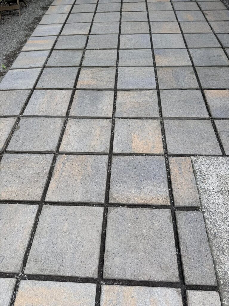 Polymeric sand install