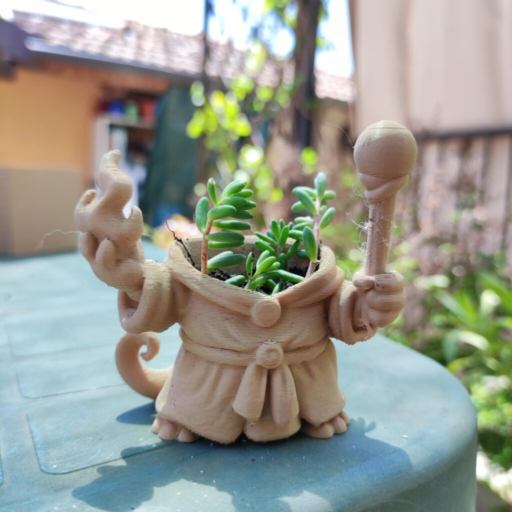 I gave my little plant magical powers 😂