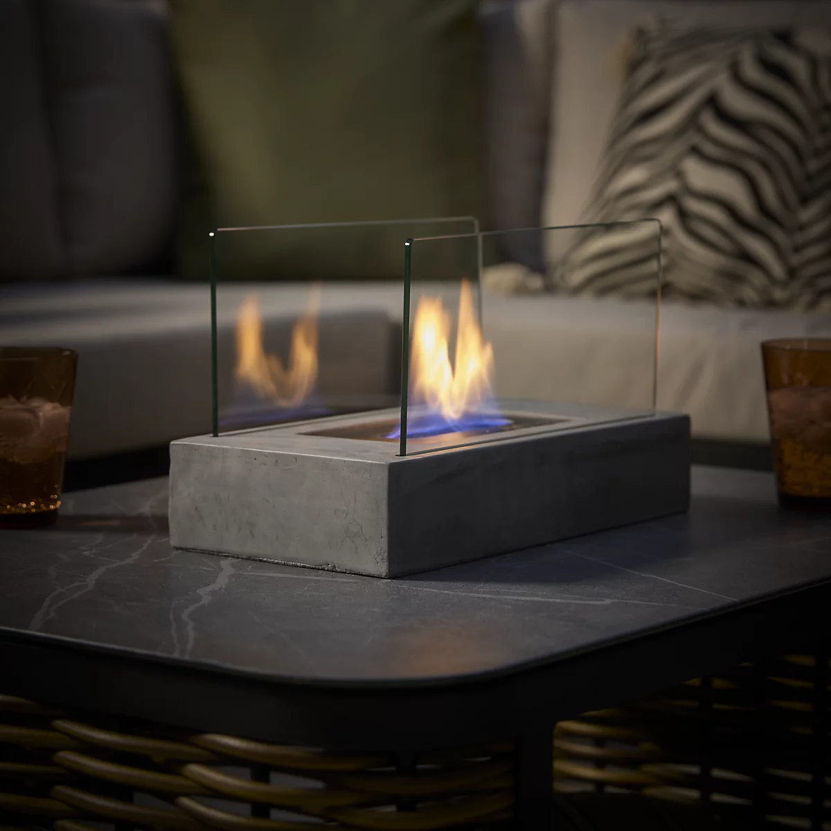 B&amp;Q, La Hacienda Olivia Bio-ethanol Tabletop fire