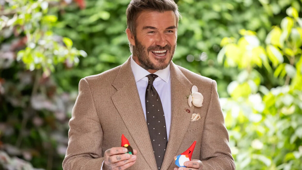 David Beckham adds gnomes to celebrity auction to help children get gardening Amazon Deals