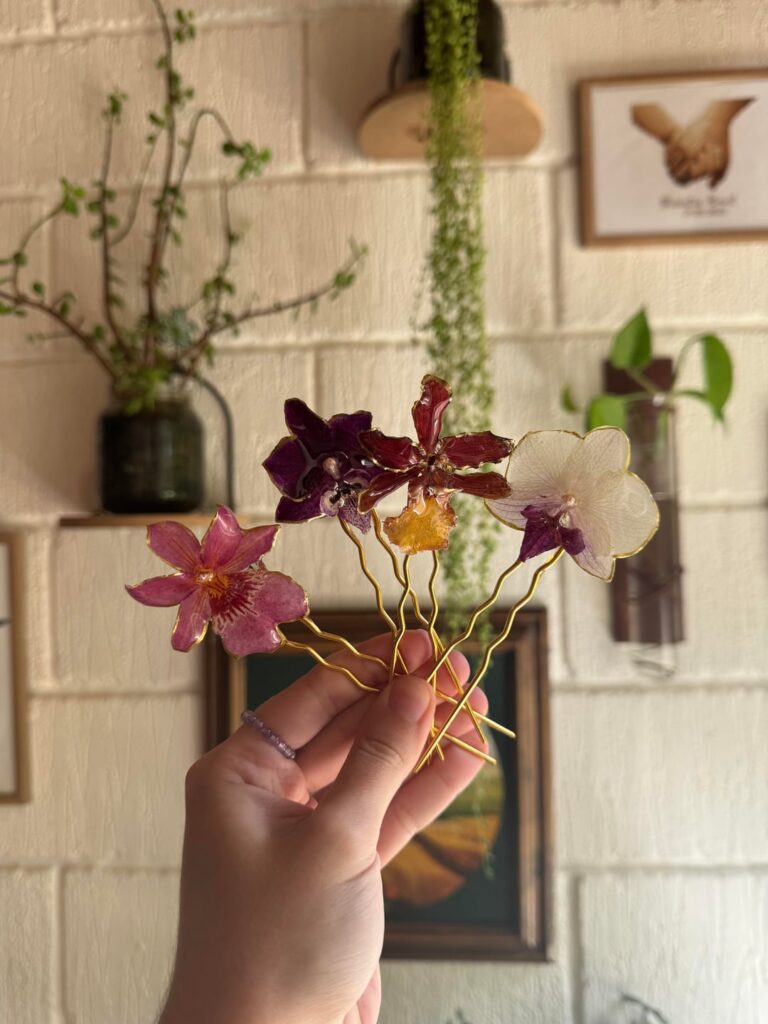 Was told you’d like my real orchid jewelry