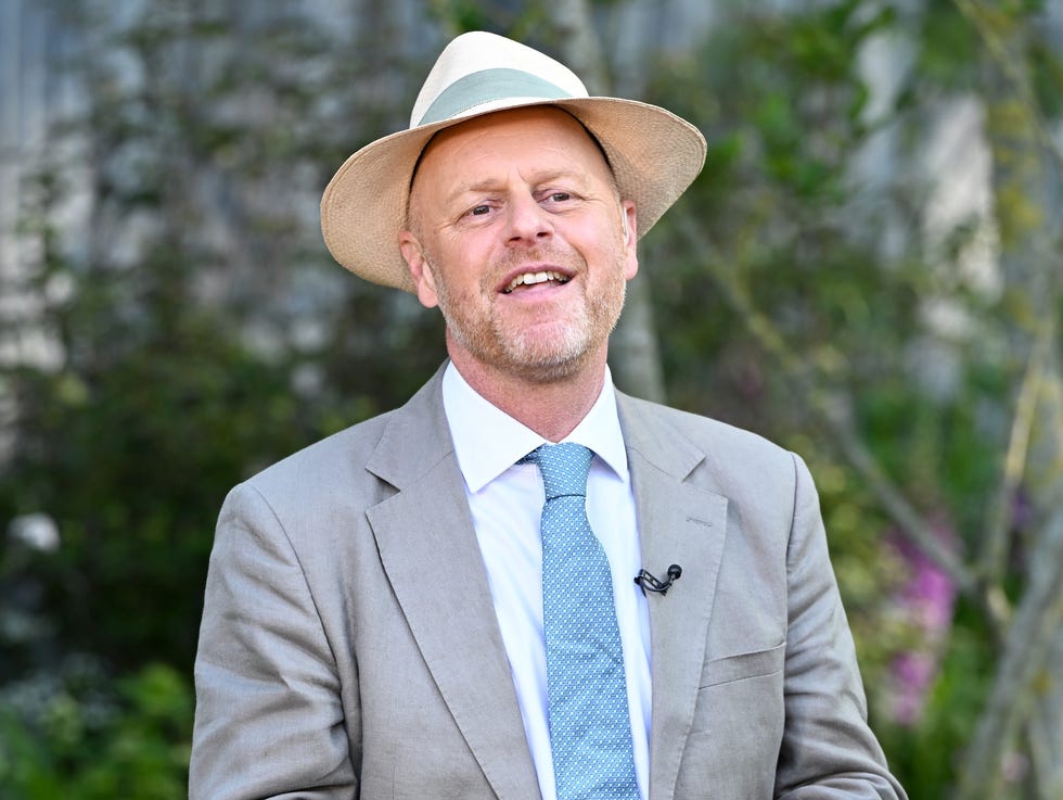 Joe Swift presenting BBC's RHS Chelsea Flower Show coverage london, england may 20: joe swift attends the rhs chelsea flower show at royal hospital chelsea on may 20, 2024 in london, england. all the main garden categories return to the royal hospital chelsea this year. the show gardens along main avenue, sanctuary and feature gardens explore themes through horticulture, while the all about plants area in the floral marquee focuses on planting. this year is billed as the most sustainable to date. (photo by jeff spicer/getty images)