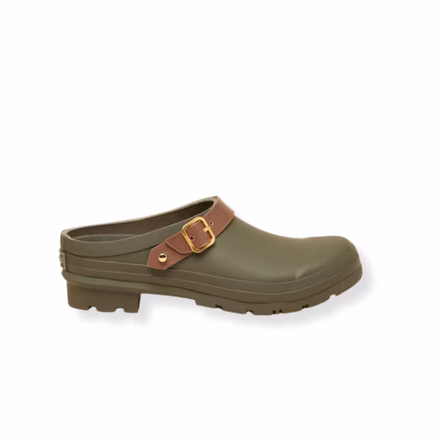 joules wellington clogs garden shoes pictured in khaki green