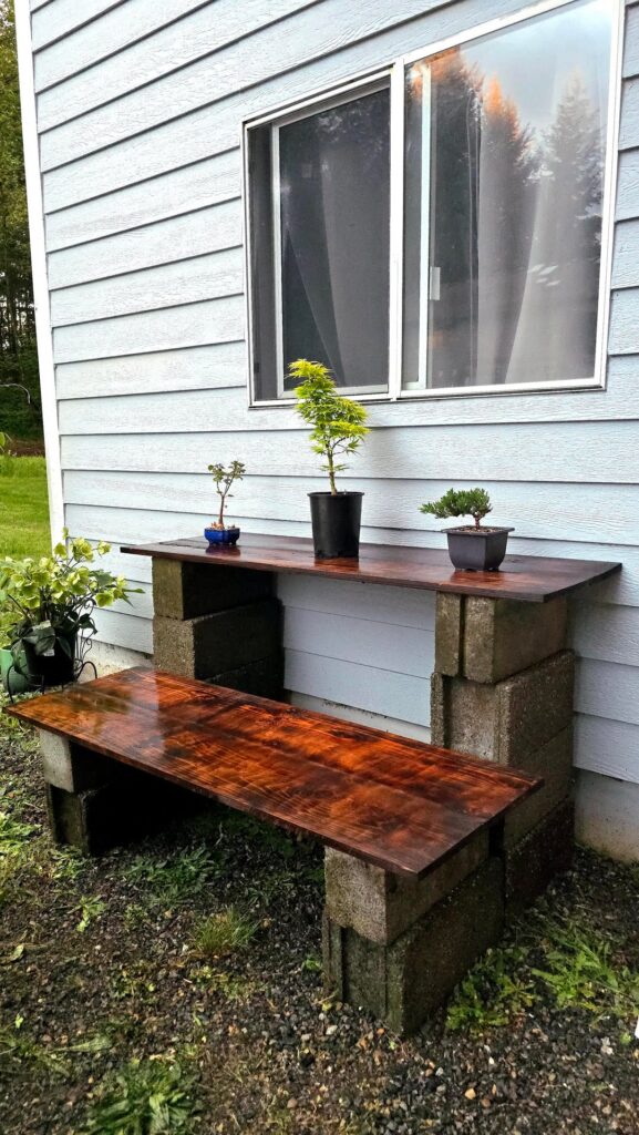Finally made a bonsai bench