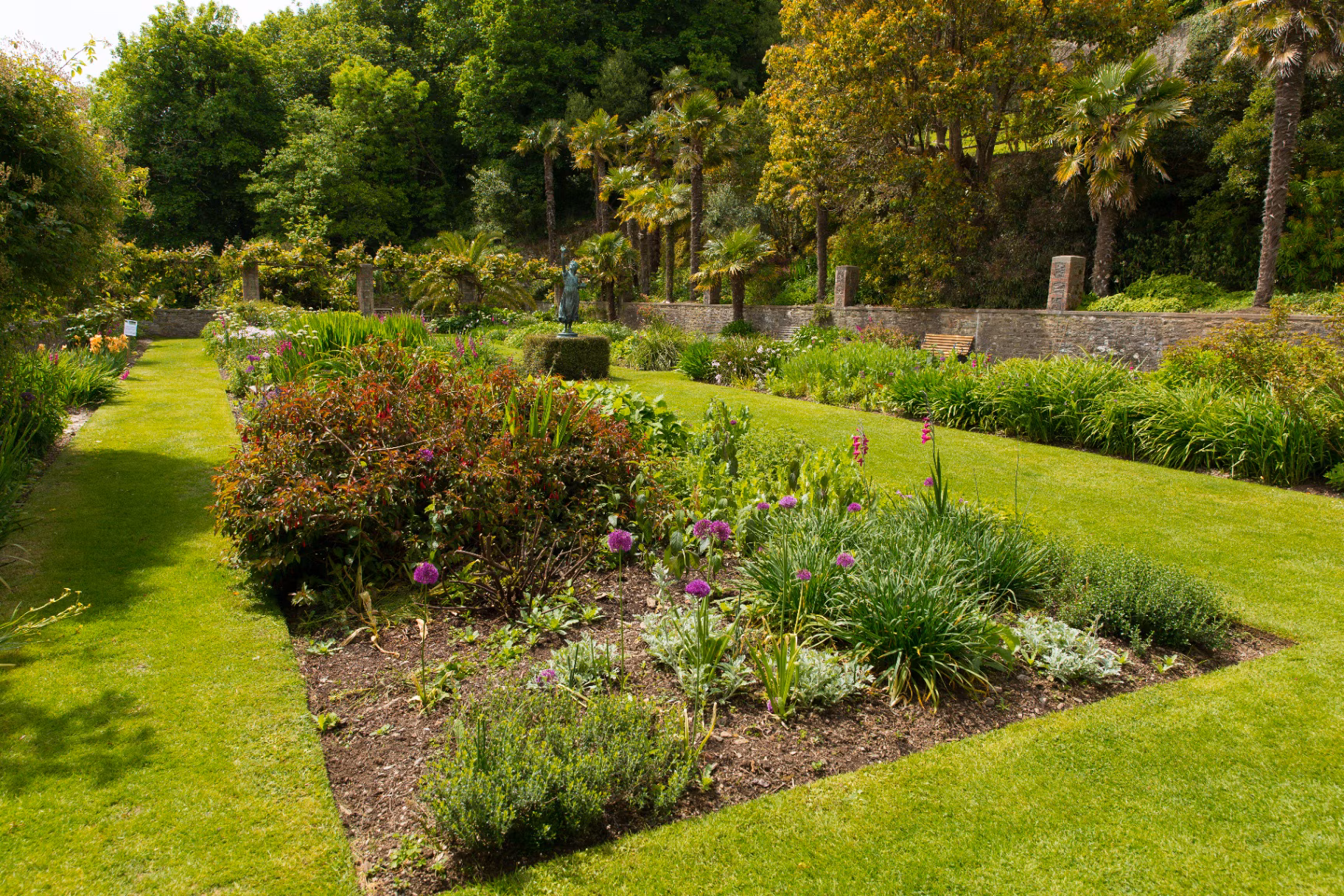 The beautiful grounds at Overbecks house and gardens Salcombe, Devon