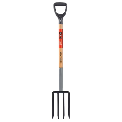 CRAFTSMAN 34-in L Wood -Handle Steel Spading fork
