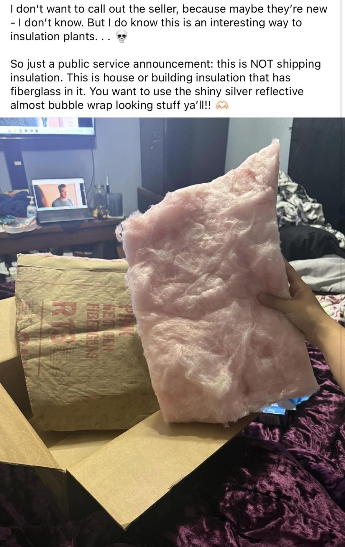 Now this is how you insulate a plant package