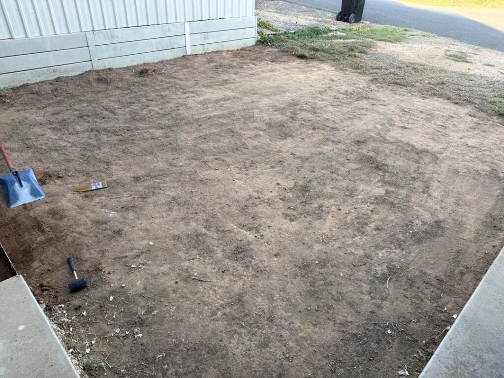 Just put in a new lawn finally