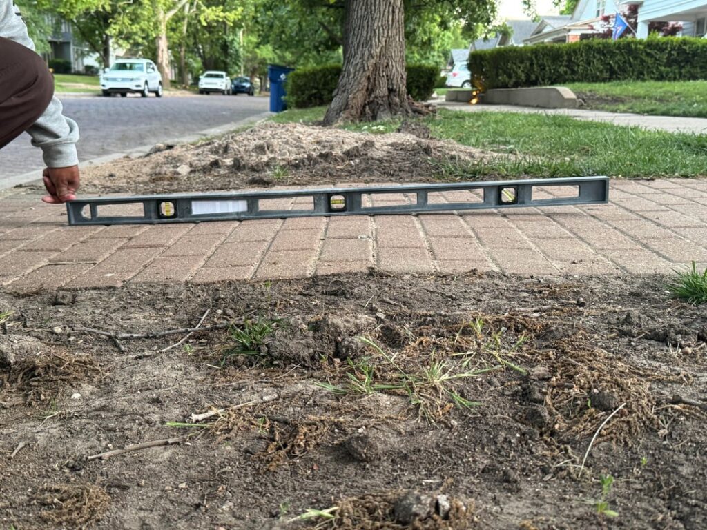 Looking for Professional Opinions on Paver Damage After Fiber Installation Looking for Professional Opinions on Paver Damage After Fiber Installation