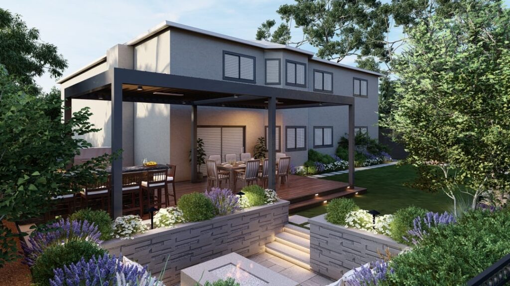 Backyard design feedback – deck, kitchen, fire pit Backyard design feedback - deck, kitchen, fire pit