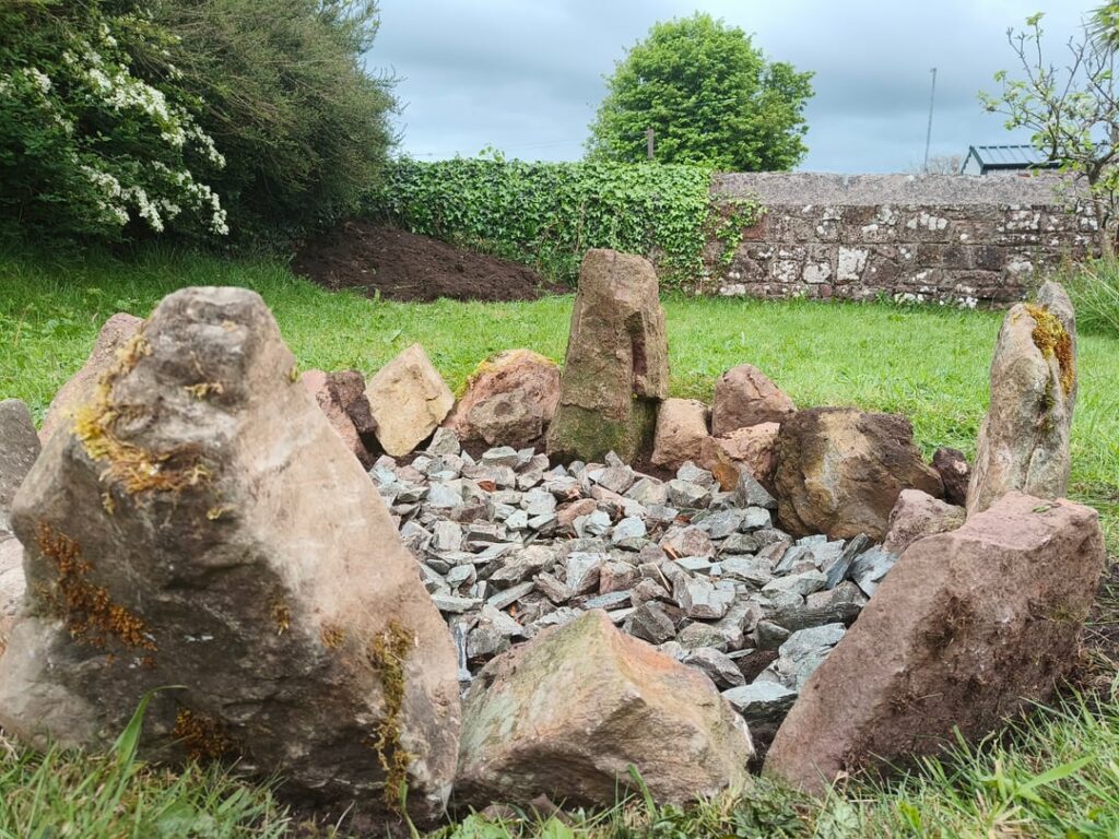 Neolithic style fire pit!