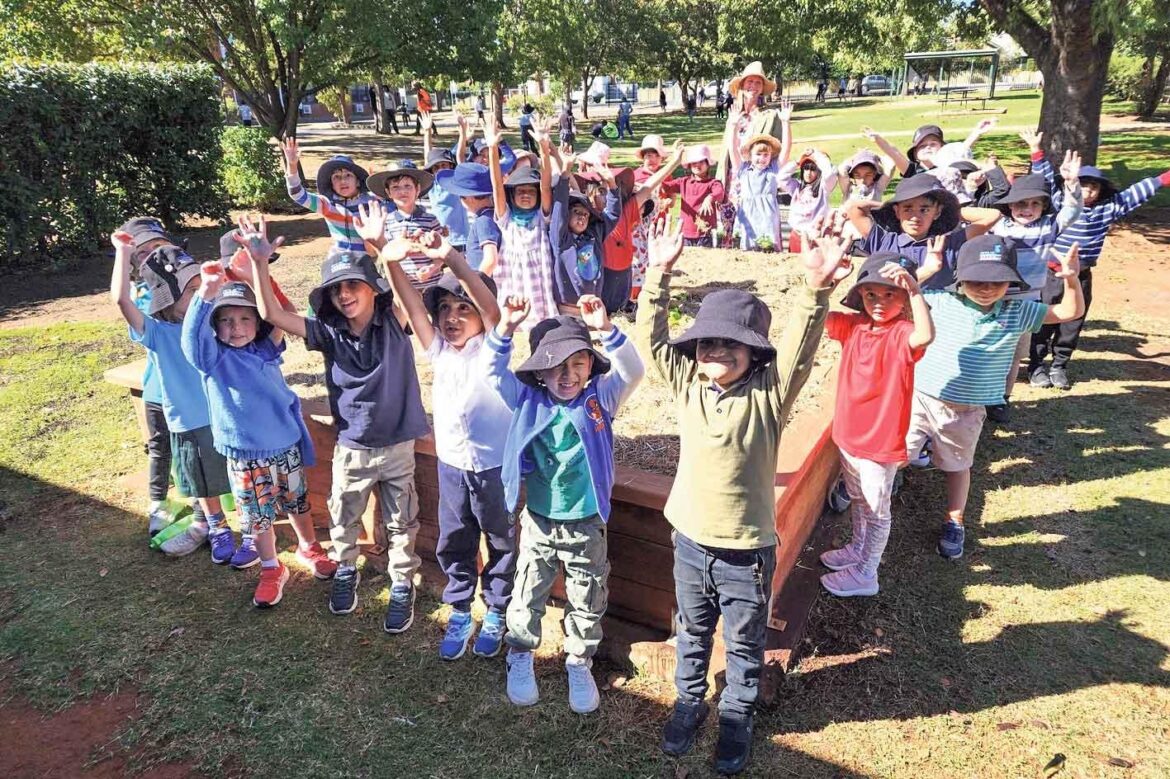 Students lead the way, launching sustainability garden on World Earth Day