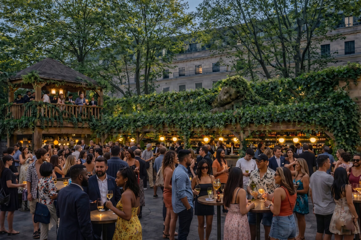 Temporary garden and events space to open in Trafalgar Square