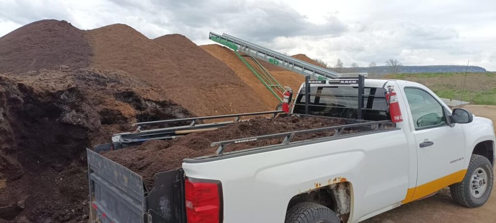 Anyone else lucky enough to get free mushroom compost?