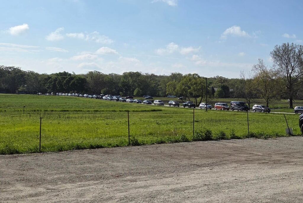 The movement is real.  The air is electric.  Native plant sale this morning.