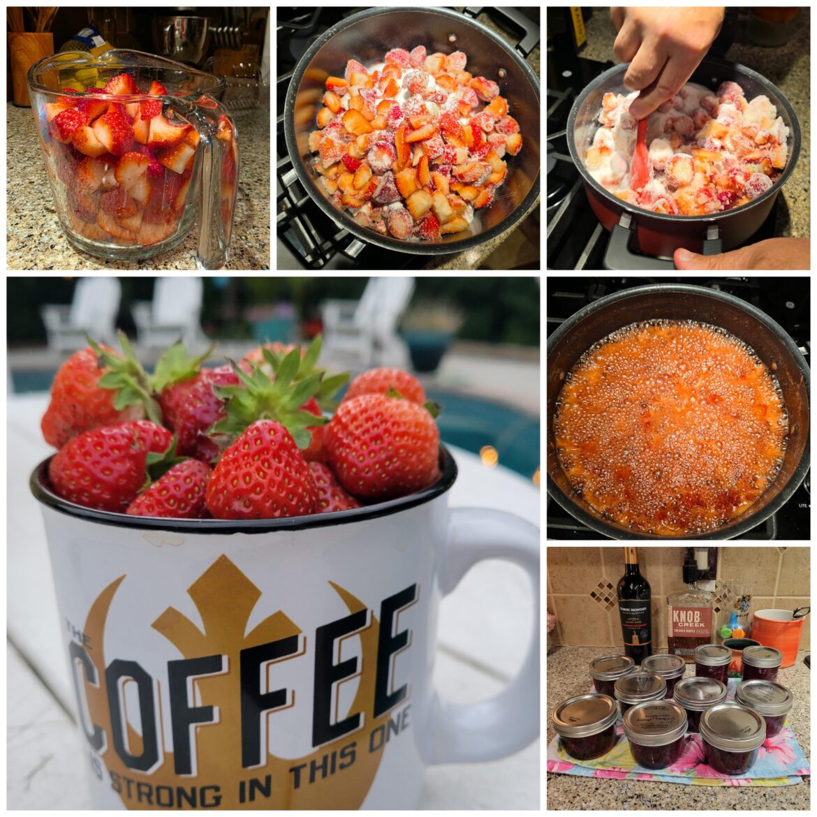 The life cycle of strawberries at my place...