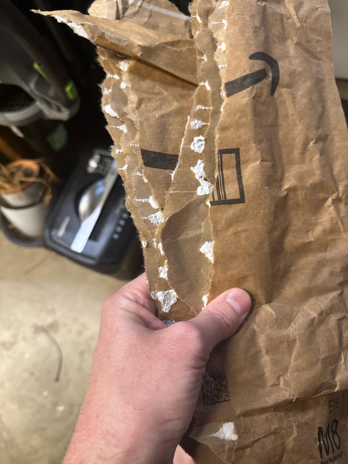 Is the white stuff in the Amazon padded mailers compostable?