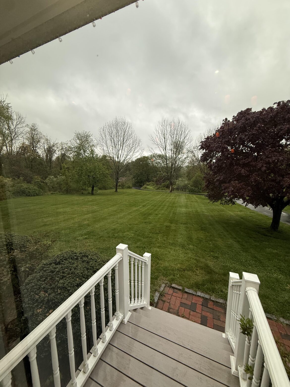 Nothing special. I just love it when it’s freshly mowed.